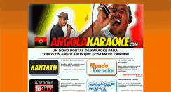 Desktop Screenshot of angolakaraoke.com