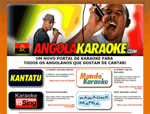 Tablet Screenshot of angolakaraoke.com